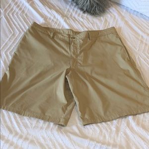 38” waist champion khaki shorts